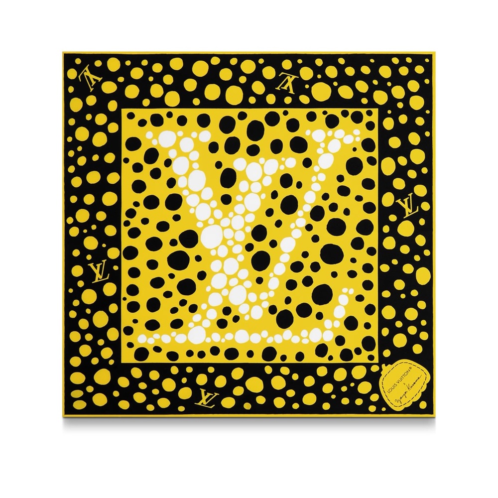 RARE!! Limited Edition LV x YK Infinity Dots Square 45
